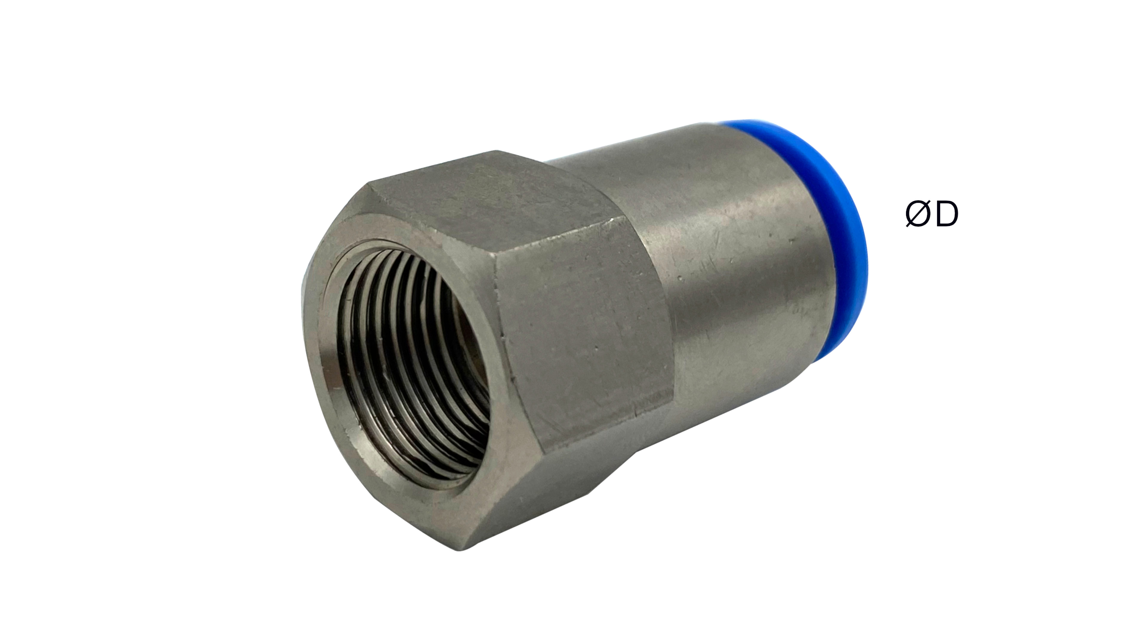 Pneumatik Schnellsteckverbinder (IQS) mit Außengewinde 4 mm x 1/4
